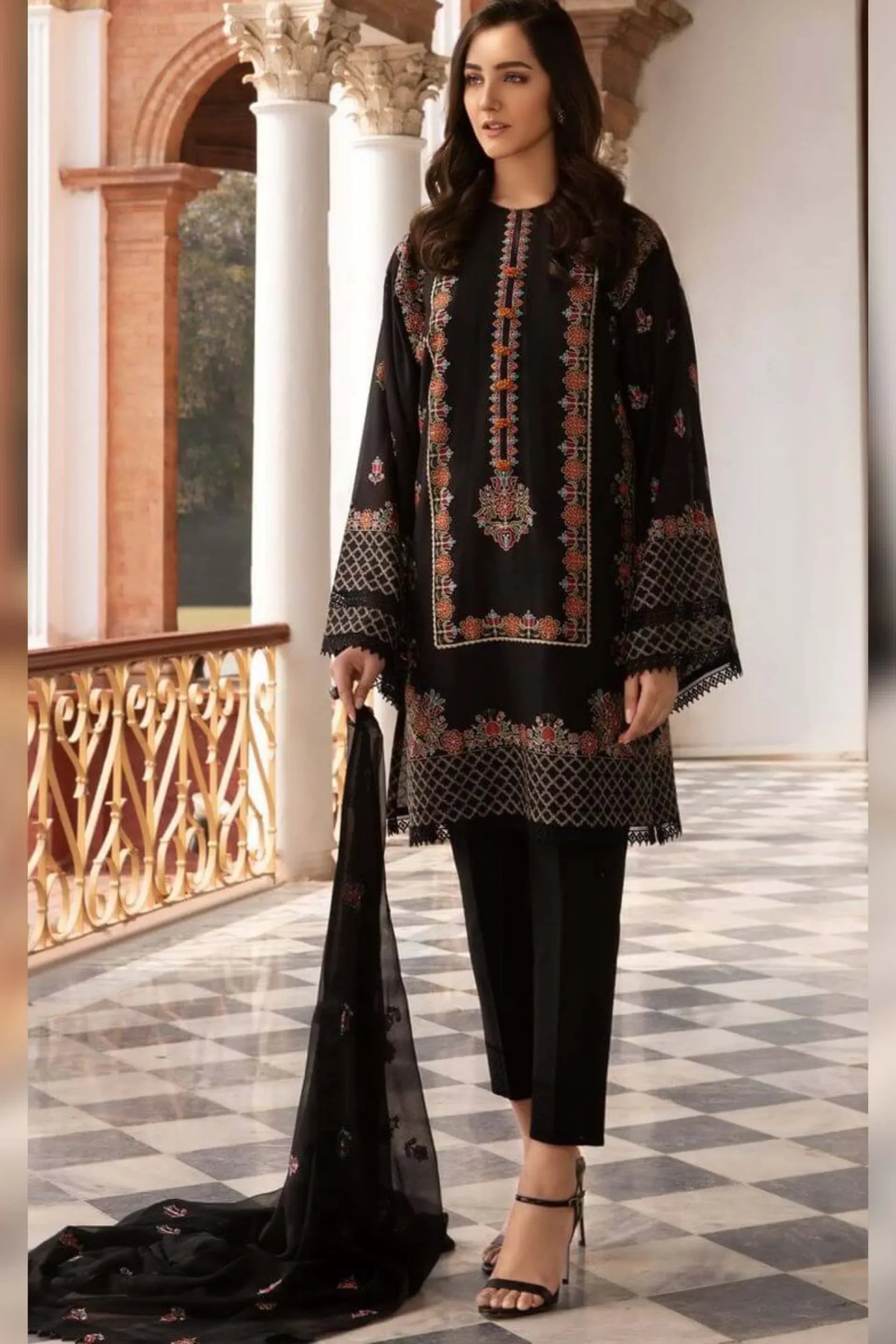 BAREEZE 3pc Wedding Winter Collection AZ 2016