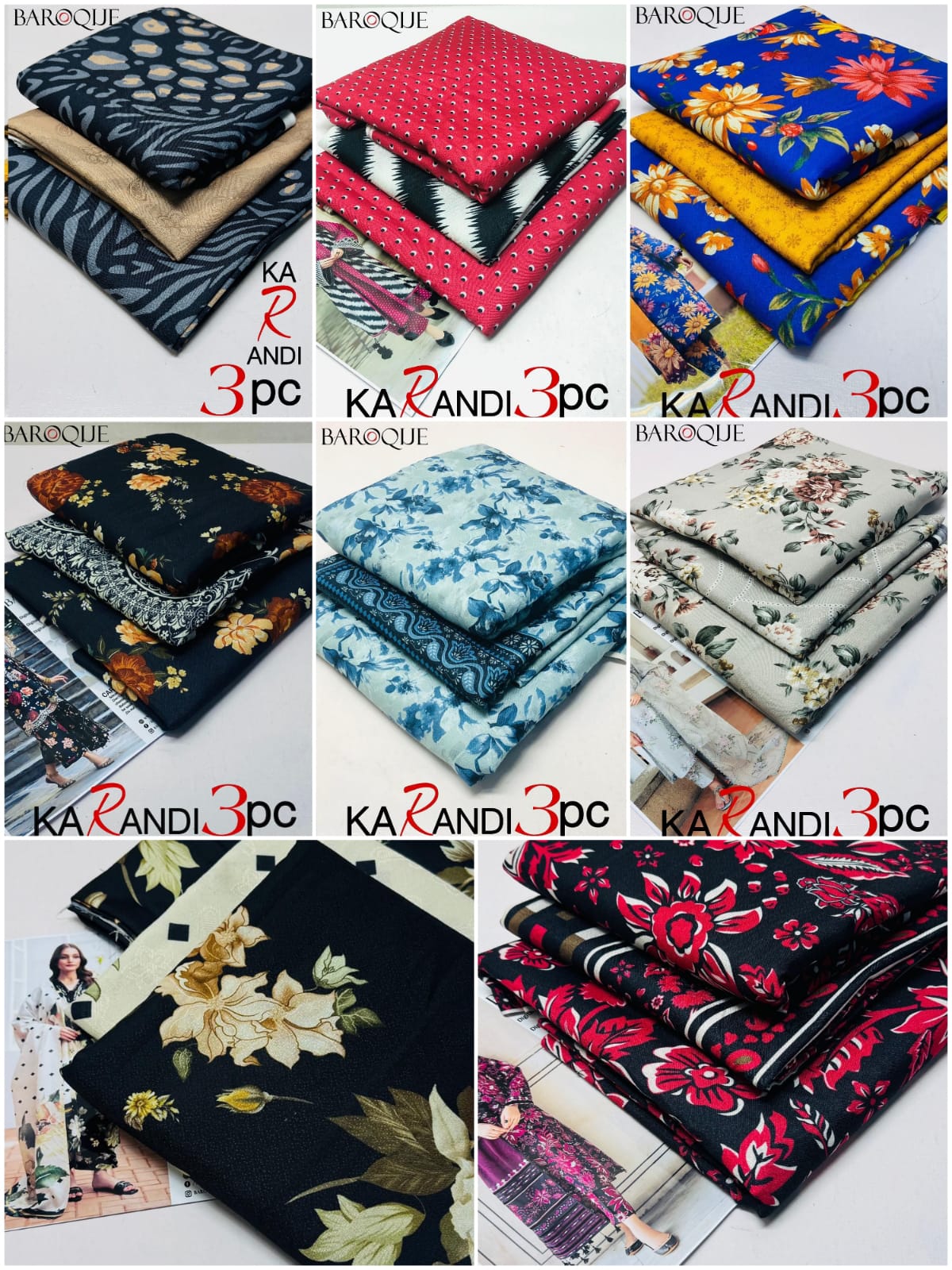 BAROUQE  3pc Casual Winter Collection