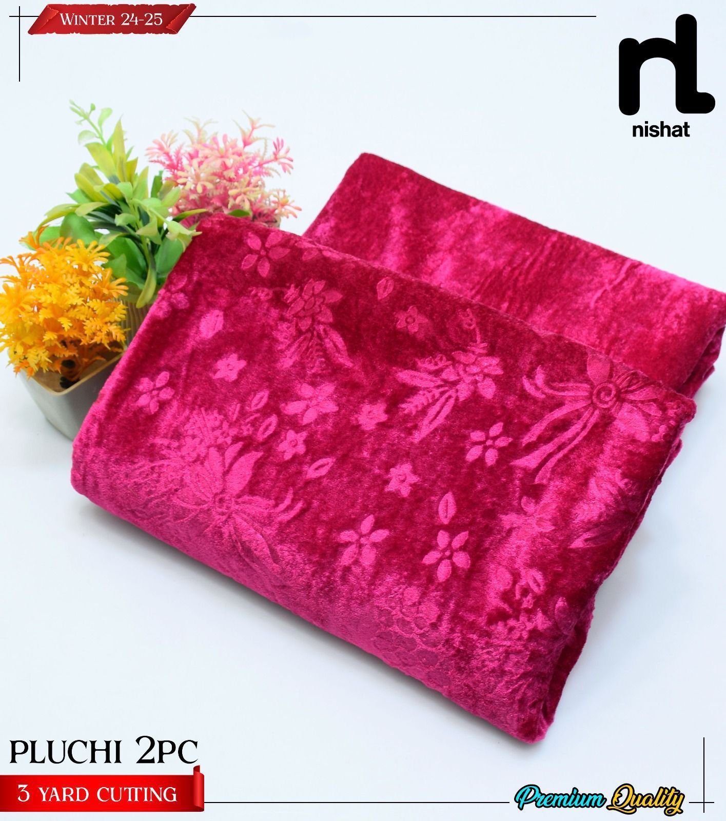 Alhumdulillah Winter VELVET PLUCHI Collection 2024-25