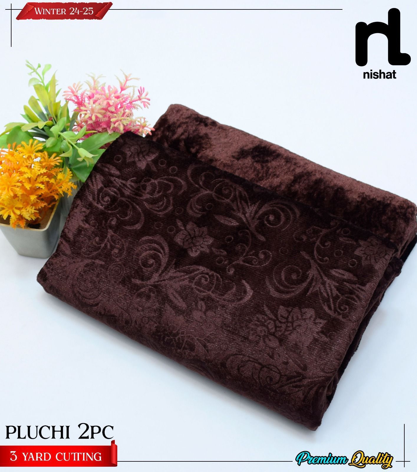 Alhumdulillah Winter VELVET PLUCHI Collection 2024-25