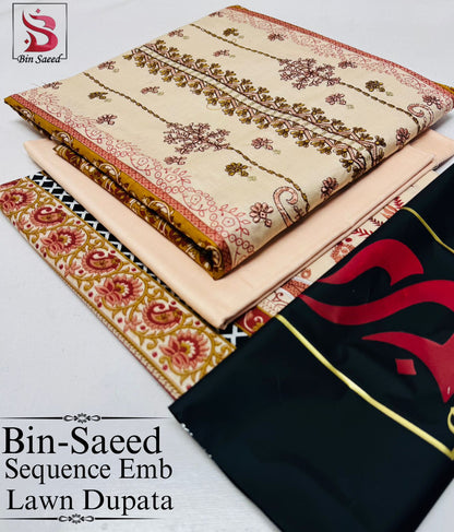 BINSAEED 3pc Summer Casual Collection