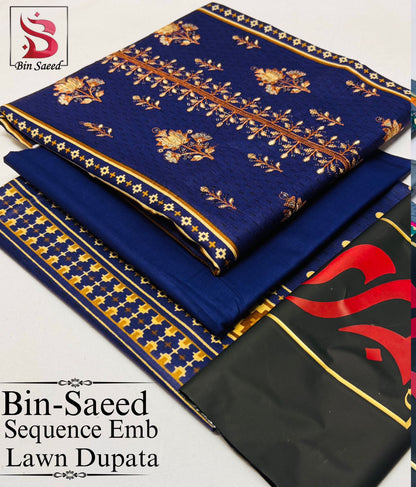 BINSAEED 3pc Summer Casual Collection