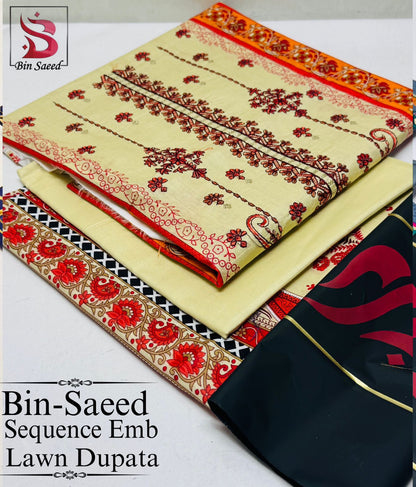 BINSAEED 3pc Summer Casual Collection