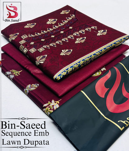 BINSAEED 3pc Summer Casual Collection