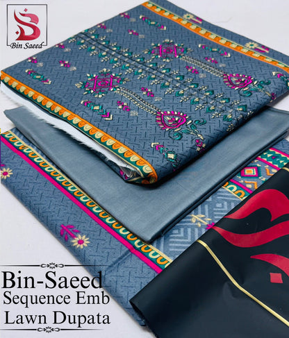 BINSAEED 3pc Summer Casual Collection