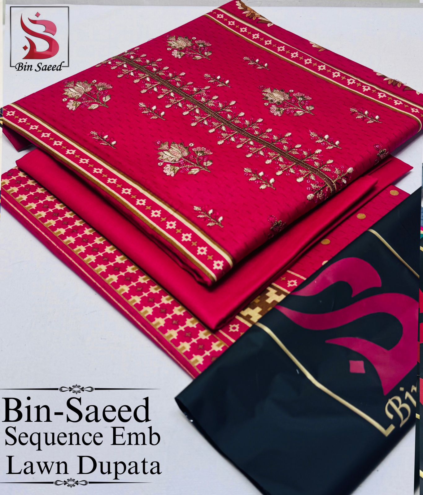 BINSAEED 3pc Summer Casual Collection