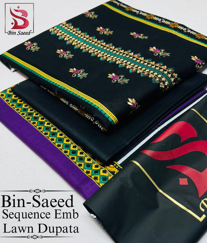 BINSAEED 3pc Summer Casual Collection