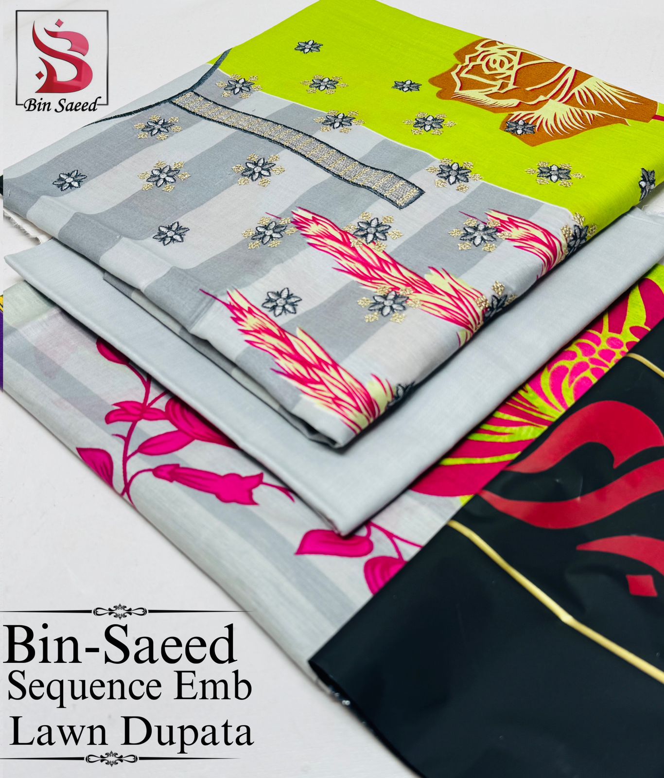 BINSAEED 3pc Summer Casual Collection