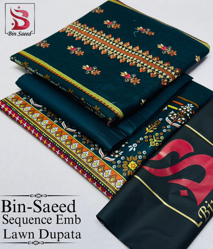 BINSAEED 3pc Summer Casual Collection